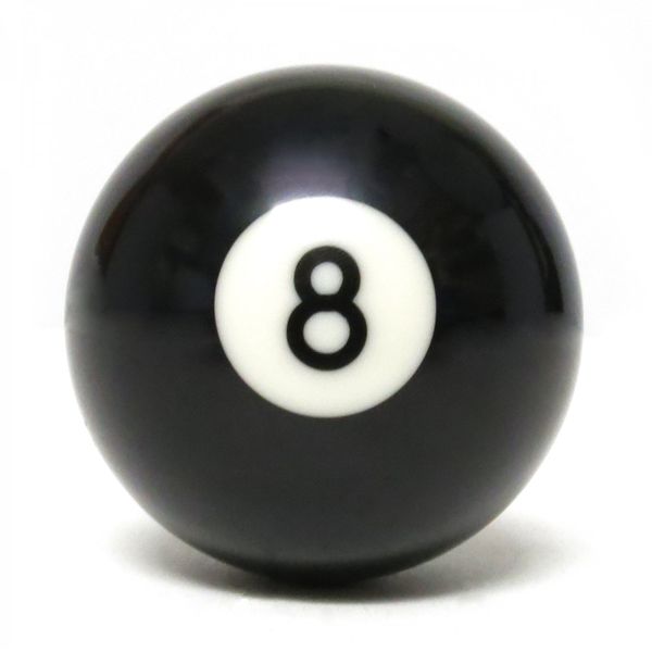 Union Billiards Standard Black 8-Ball Pool Ball