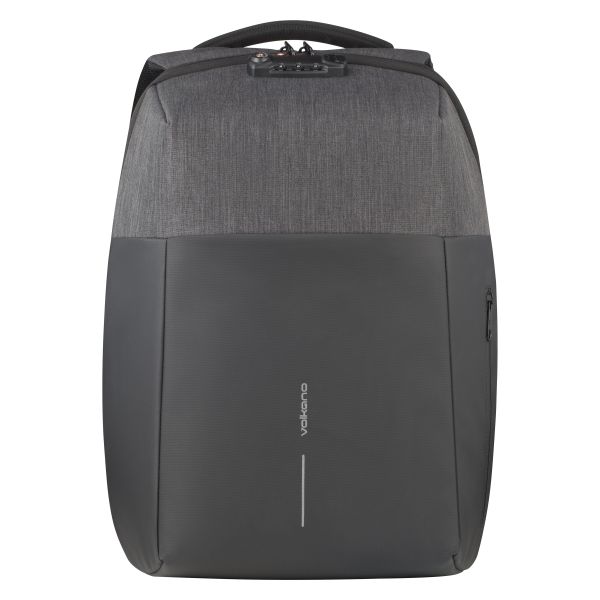 Volkano Smart Deux Series Laptop Backpack - Black/Charcoal