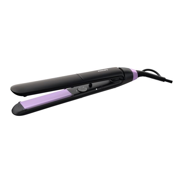 Philips ThermoProtect StraightCare Essential Straightener - Black &amp; Purple