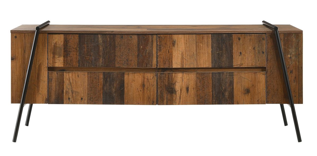 Rustique old Style Tv Stand with 4 Drawers Shop Today. Get it