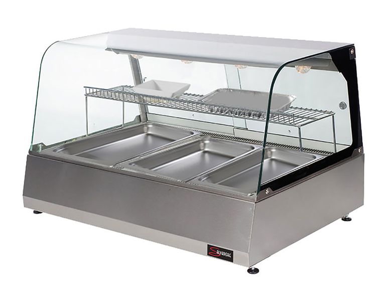 Salvadore Heated Display Merchandiser - 3 Division