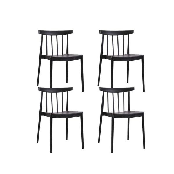 Tokyo Cafe Chair Set of 4 Grey