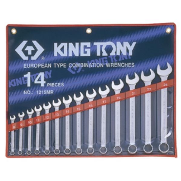 King Tony Combination Spanner Set 8-24mm 14 Pieces