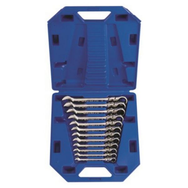 King Tony Ratchet Spanner Set Flexiable Head 8-19mm 12 Pieces