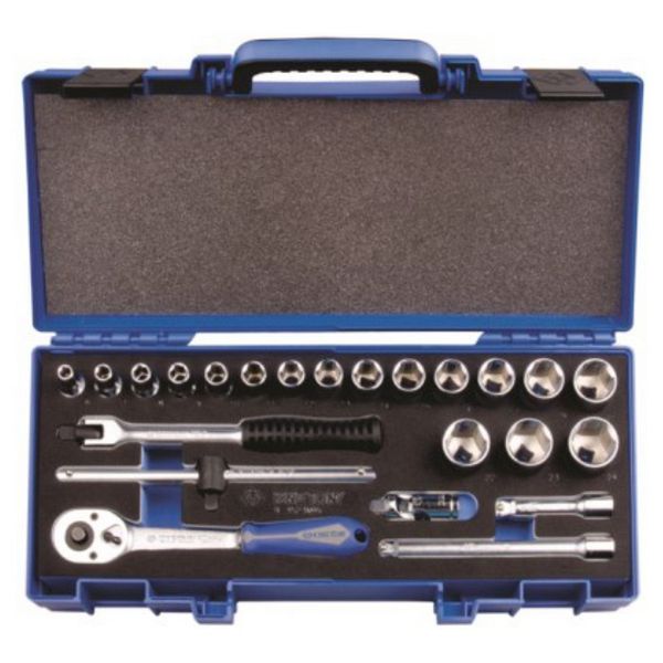 King Tony Socket Set 3/8"Dr in EVA Foam 6- 24 mm 23 Pieces