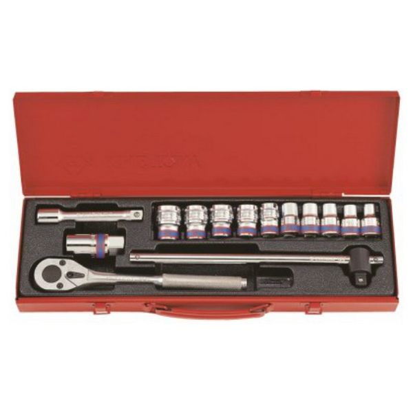 King Tony Socket Set 1/2" 10-24mm 12 Point