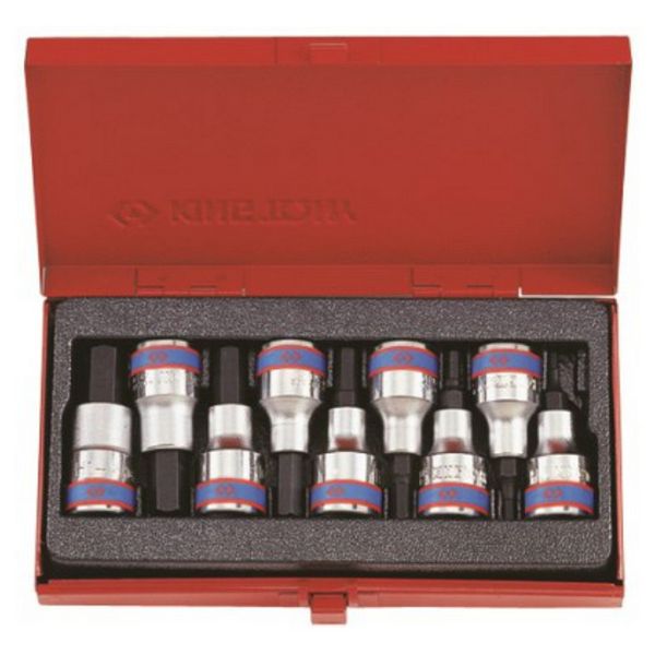 King Tony Hex Bit Socket Set 1/2"Dr H3-H14 60mm 9 Pieces