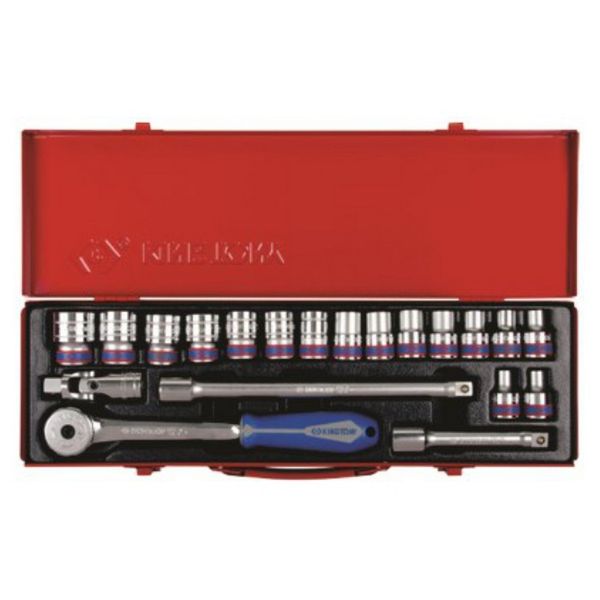 King Tony Socket Set 1/2"Dr 20 Pieces 8- 27mm
