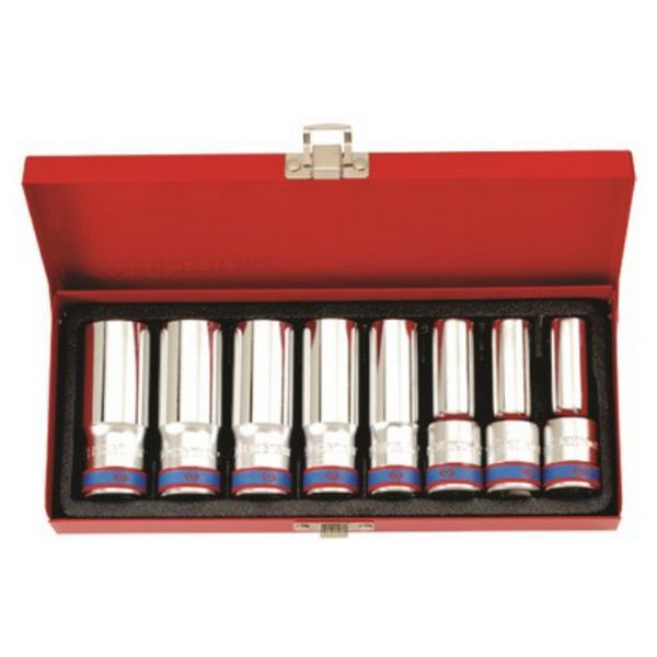 King Tony Deep Socket Set 1/2"Dr 12-23mm 8 Pieces