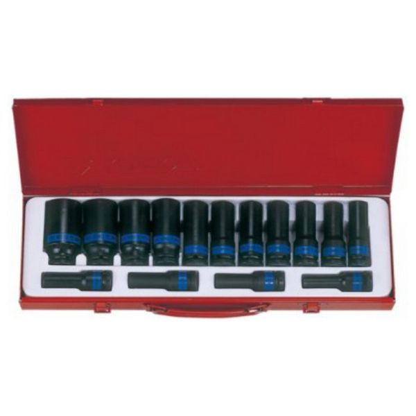 King Tony Deep Impact Socket Set 1/2"Dr 10-32mm 15 Pieces