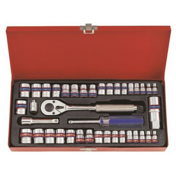 King Tony Combination Socket Set 1/4" And 3/8"Dr 39 Pieces