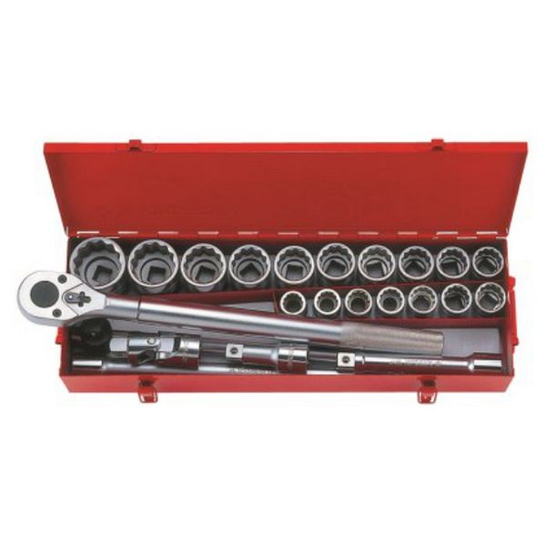 King Tony Socket Set 3/4"Dr 21-50mm 23 Pieces
