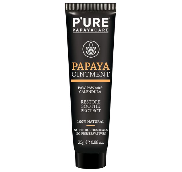 P'URE Papaya Skincare 2 Pack - Papaya Ointment 25g + Papaya Renew 100g