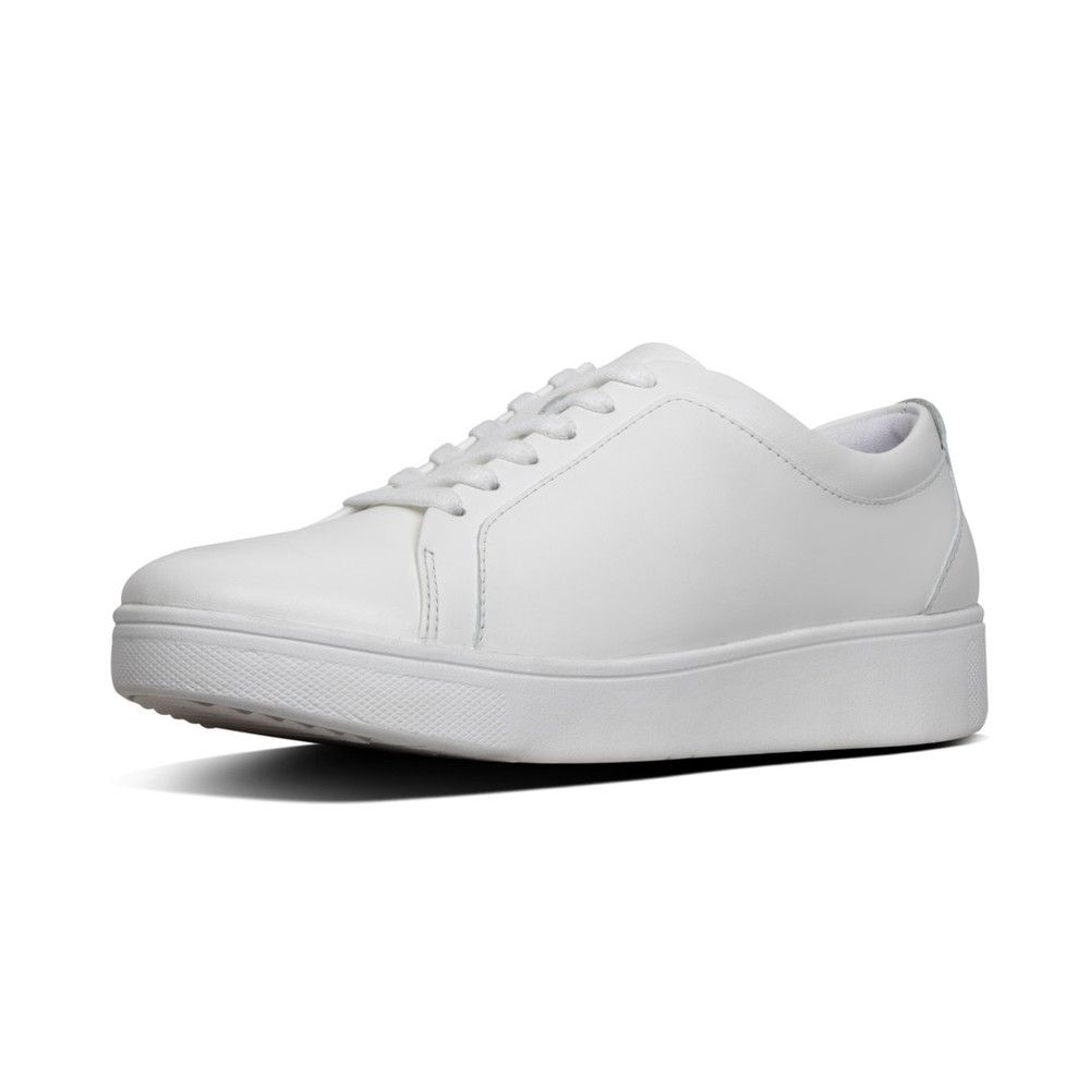FitFlop Rally Leather Sneaker Urban White | Shop Today. Get it Tomorrow ...
