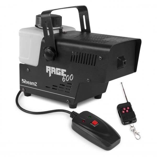 Beamz RAGE600 Smoke Machine with Wireless Remote Controller