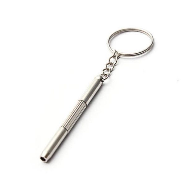 Mini 3 in 1 Stainless Steel Screwdriver Keychain Precision Repair Tool