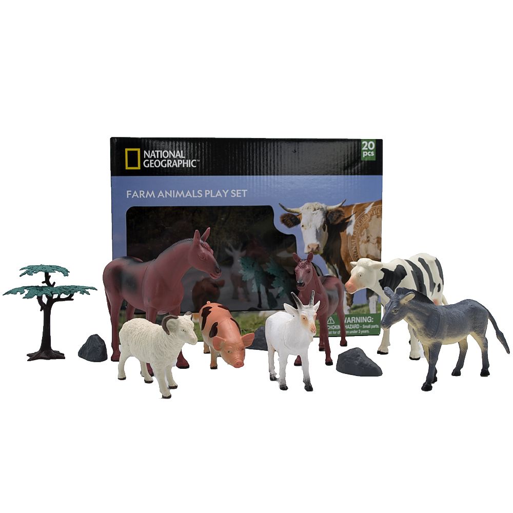 national geographic animal play set