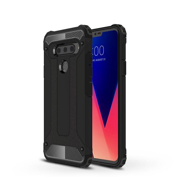 Shockproof Armor Case for For LG V40 ThinQ Black