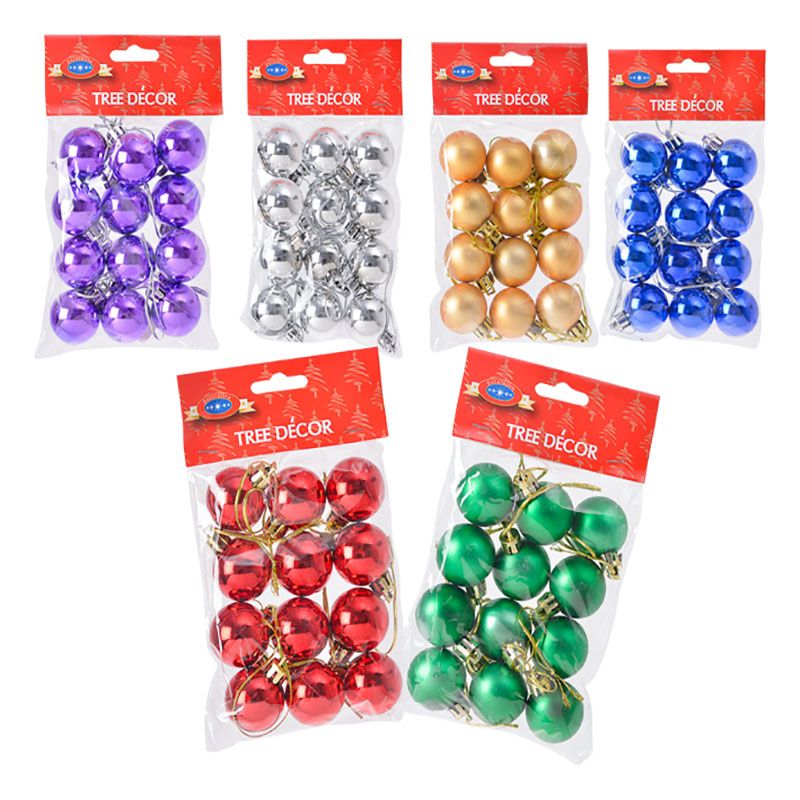 Bulk Pack X 6 Tree Decor 3cm Ball Set Shop Today. Get it Tomorrow