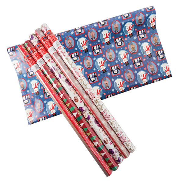 Bulk Pack X 6 Christmas Gift Wrap 5m X 700mm