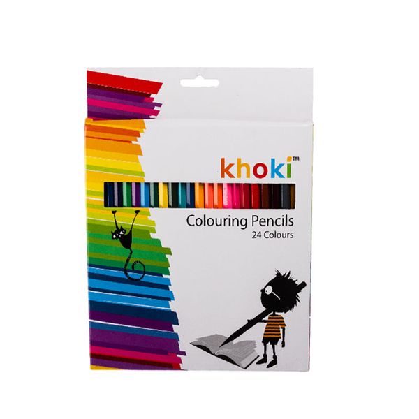 Bulk Pack X 3 Long Pencil Crayons 18cm, 24 Colours