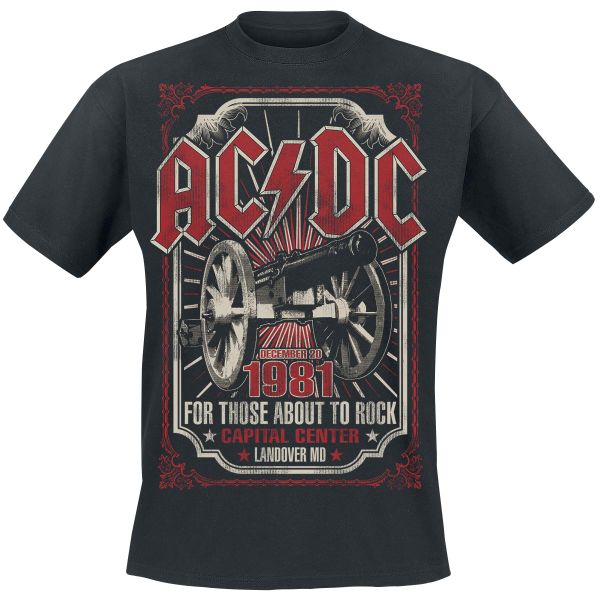 Rock Ts ACDC About To Rock 1981