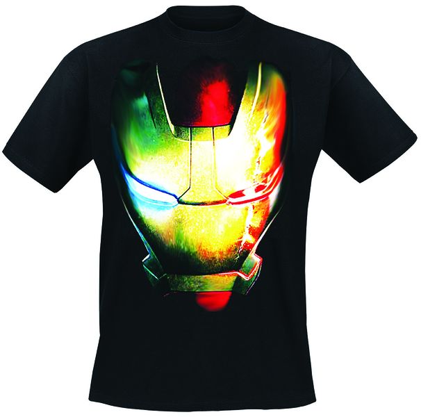The Avengers Iron Man Face T-Shirt