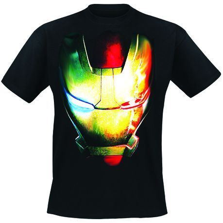 Iron man hotsell face t shirt