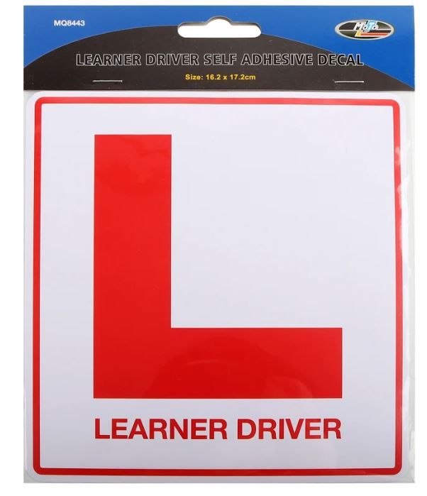 Motoquip Learner Driver Sticker | Shop Today. Get it Tomorrow ...