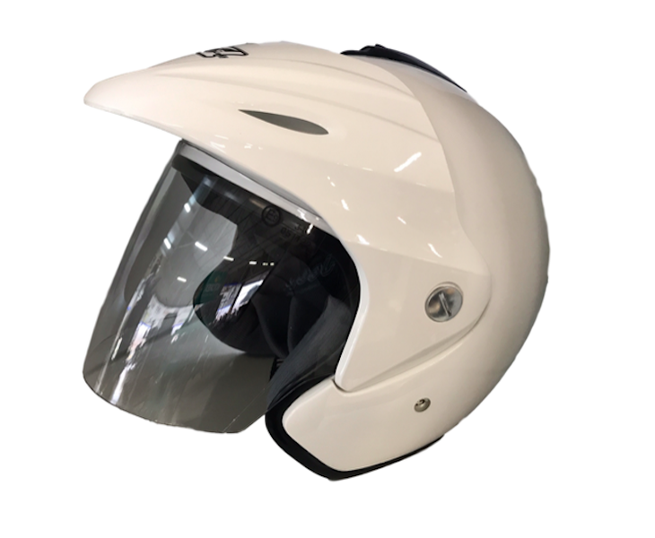 VR-1 Gloss White TA365 Helmet