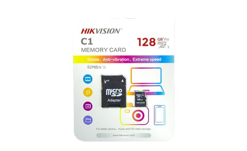 Hikvision C1 Series 128GB Micro SD (TF) Memory Card