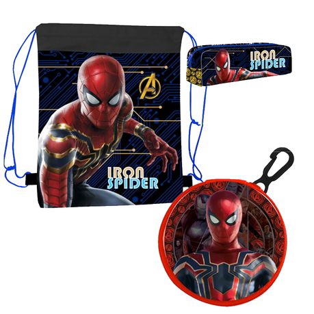 Official Iron Spiderman 3 Piece School Set | Buy Online in South Africa |  
