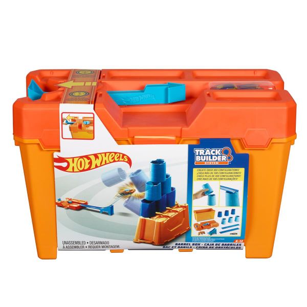 Hot Wheels Track Builder Barrel Box