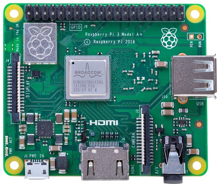 Raspberry Pi 3 Model A+, RPI3-MODAP - Single Board Computer