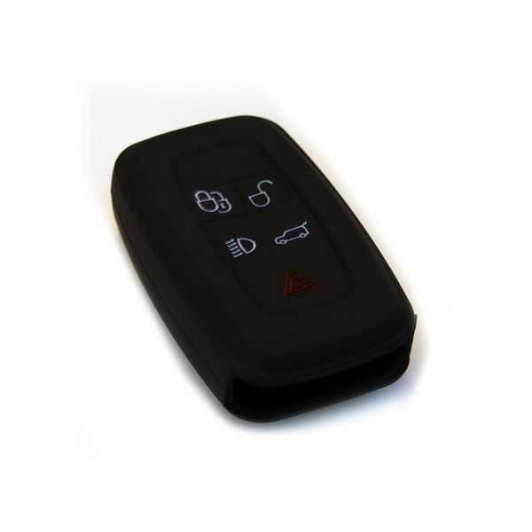 Silicone Car Key Protector - Land Rover &amp; Range Rover Type 1 - Black