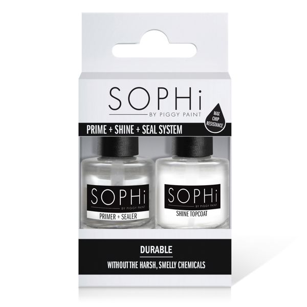 SOPHi Nail Polish Prime + Shine + Seal System