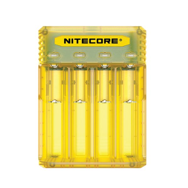Nitecore Q4 Battery Charger - Yellow