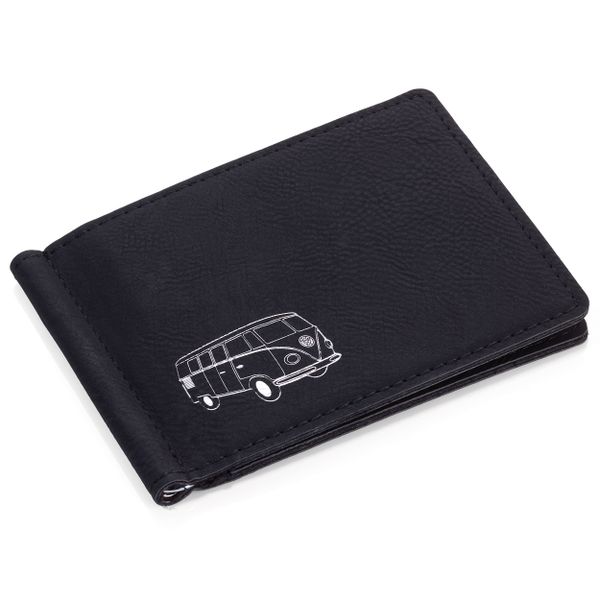 TROIKA Money Clip and Card Case Wallet DOLLARCLIP VW COMBI BUS