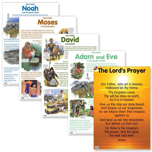 Educat wall chart 5 pack "Religious Education