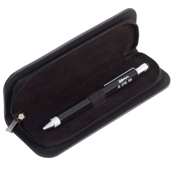 TROIKA Multitasking Ballpoint Pen and Case VW COMBI BULLI PROFIL SET Black