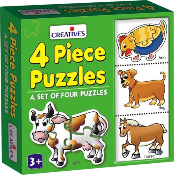 Creative's 4 Piece Puzzles