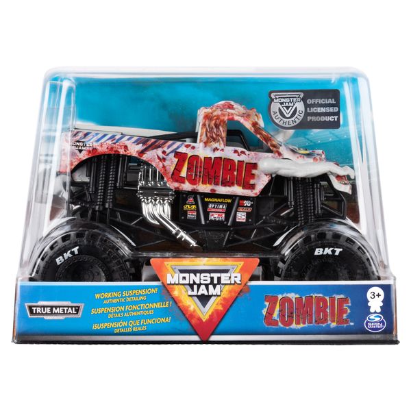 Monster Jam 1:24 Collectable Die Cast Trucks - Zombie