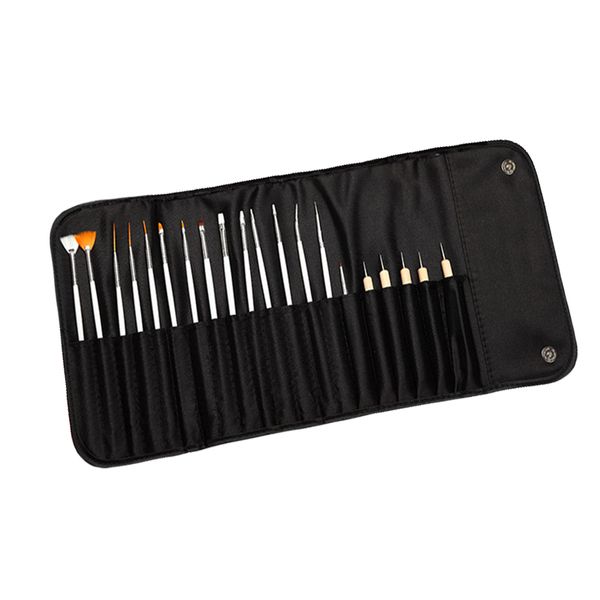 20 Piece Nail Art Design Painting Detailing Brushes Dotter Tool Kit