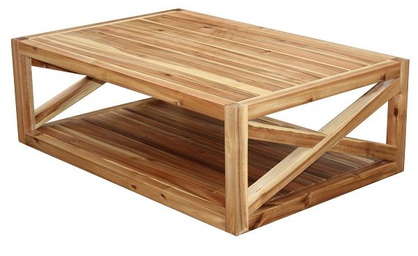 Cross Leg Coffee Table Flat Pack