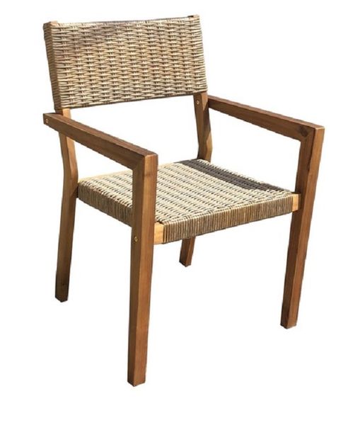KD Wicker Dining Chair- Flat Pack
