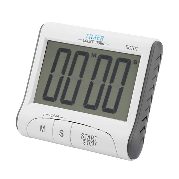 Magnetic LCD Digital Kitchen Table Clock &amp; Count-down Cooking Timer