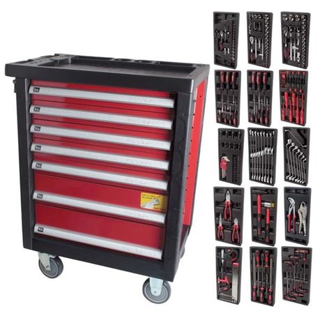 7 drawer tool trolley for outlet sale