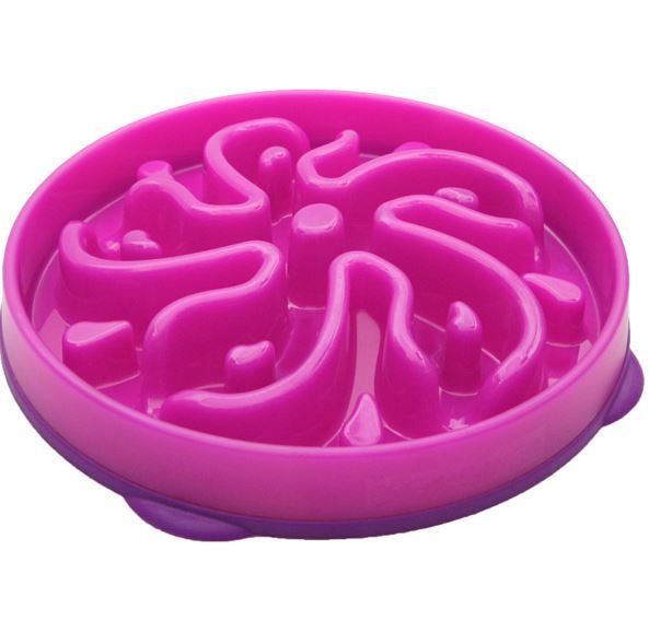 Outward Hound Feeder Slow Fun Purple Mini