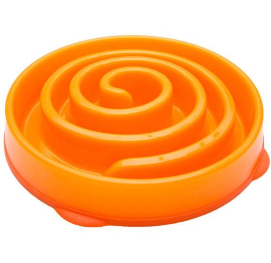 Outward Hound Feeder Slow Fun Orange Mini