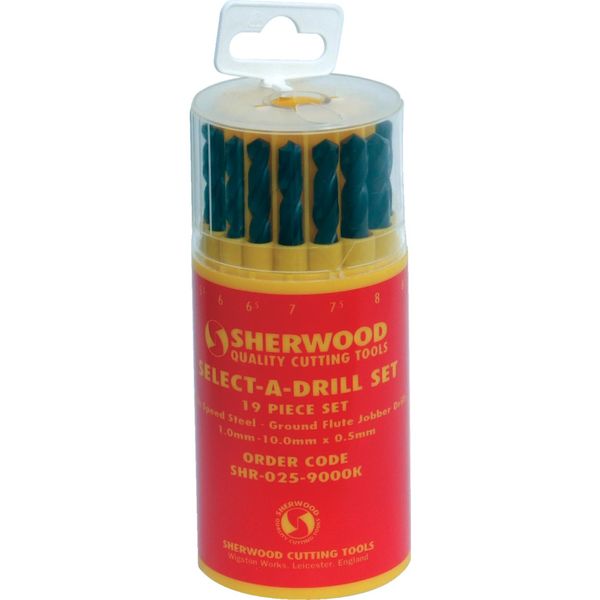 Sherwood 19 Pce Select A Drill Set 1.0 10.0X0.5Mm